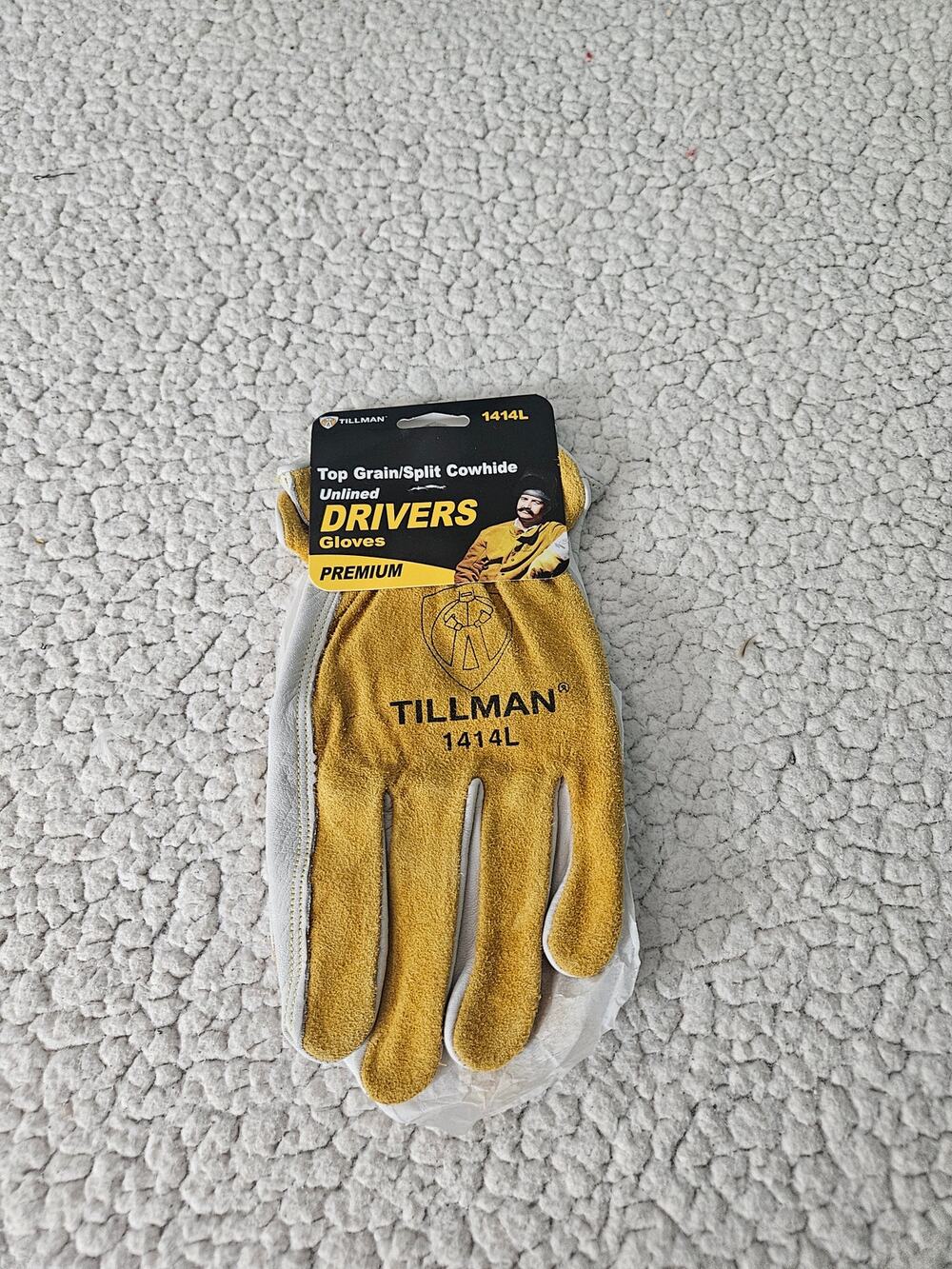 Tillman 1414 Top Grain Leather Drivers (Gloves) size Large